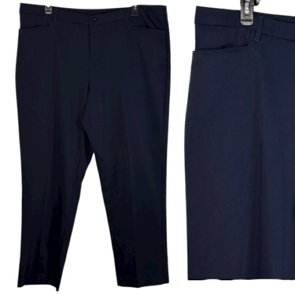 Christopher & Banks Women's Navy Straight‎ Leg Pants